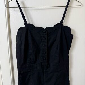 Maeve by Anthropologie Black Jumpsuit